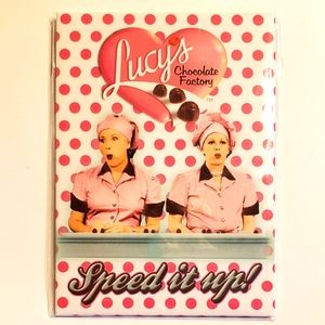 I Love Lucy "Chocolate Factory - Speed it up!" Magnet